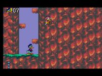 une photo d'Ã©cran de Deep Duck Trouble sur Sega Master System